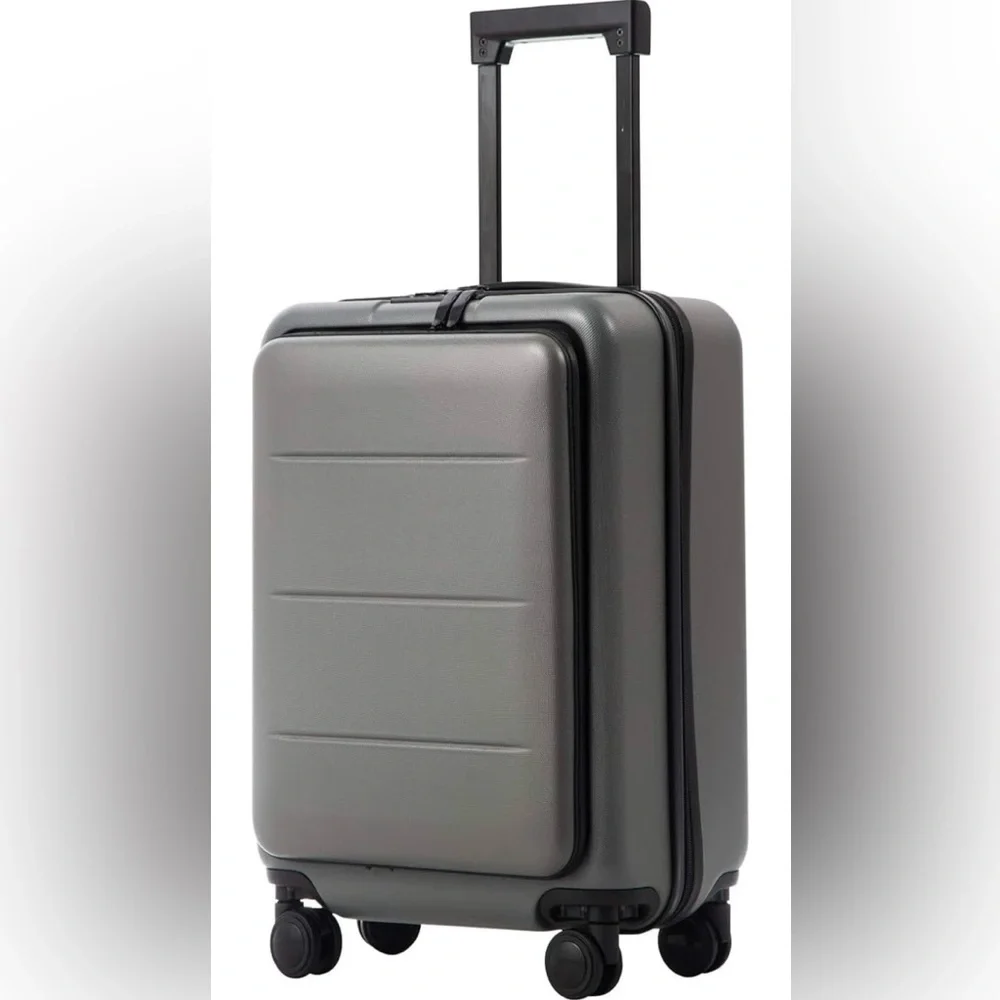 Hardshell Carry-On Spinner Suitcase - Gray